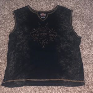 Thrifted Harley Davidson Tank